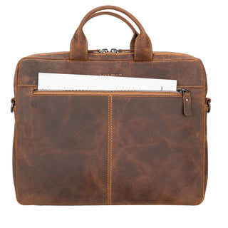 Bouletta Laptop Briefcase Apollo Leather Business Briefcase / Laptop Case 14" Premium Koruma