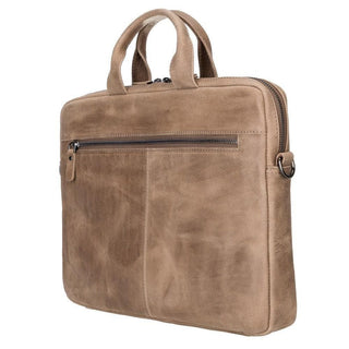 Bouletta Laptop Briefcase Coffee Brown Apollo Leather Business Briefcase / Laptop Case 14" Premium Koruma