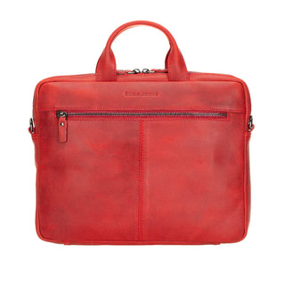 Bouletta Laptop Briefcase Dark Red Apollo Leather Business Briefcase / Laptop Case 14" Premium Koruma