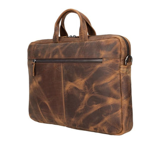 Bouletta Laptop Briefcase Saddle Brown Apollo Leather Business Briefcase / Laptop Case 14" Premium Koruma