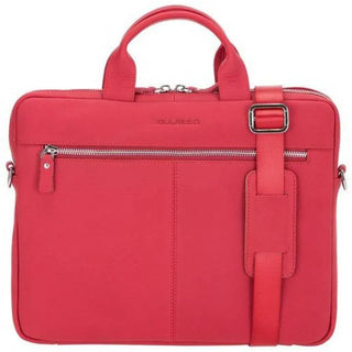 Bouletta Laptop Briefcase Pebble Red Apollo Leather Business Briefcase / Laptop Case 16" Premium Koruma