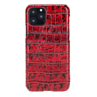 Bouletta Cep Telefonu Kılıfları iPhone 11 Pro / Kırmızı Apple iPhone 11 Serisi Deri Arka Kapak Premium Koruma