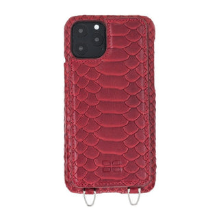 Bouletta Cep Telefonu Kılıfları iPhone 11 Pro / Kırmızı Apple iPhone 11 Serisi için Saff Umw Model Deri Telefon Kılıfı Premium Koruma