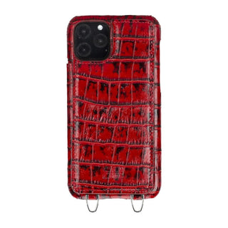Bouletta Cep Telefonu Kılıfları iPhone 11 Pro Max / Koyu Kırmızı Apple iPhone 11 Serisi için Saff Umw Model Deri Telefon Kılıfı Premium Koruma