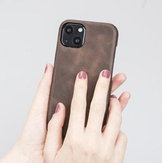 Bouletta Cep Telefonu Kılıfları Apple iPhone 12 Serisi Tam Deri Kaplama Arka Kapak Premium Koruma