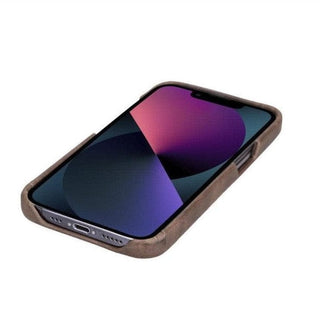 Bouletta Cep Telefonu Kılıfları Apple iPhone 12 Serisi Tam Deri Kaplama Arka Kapak Premium Koruma