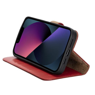 Bouletta Cep Telefonu Kılıfları Apple iPhone 13 Pro Serisi Cüzdanlı Çıkarılabilir Deri Kılıf Premium Koruma