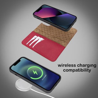 Bouletta Cep Telefonu Kılıfları Apple iPhone 13 Pro Serisi Cüzdanlı Çıkarılabilir Deri Kılıf Premium Koruma
