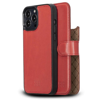 Bouletta Cep Telefonu Kılıfları Apple iPhone 13 Pro Serisi Cüzdanlı Çıkarılabilir Deri Kılıf Premium Koruma