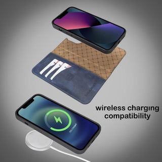 Bouletta Cep Telefonu Kılıfları Apple iPhone 13 Pro Serisi Cüzdanlı Çıkarılabilir Deri Kılıf Premium Koruma