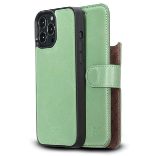 Bouletta Cep Telefonu Kılıfları Apple iPhone 13 Pro Serisi Cüzdanlı Çıkarılabilir Deri Kılıf Premium Koruma