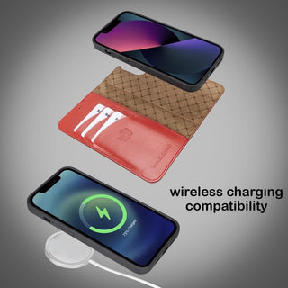 Bouletta Cep Telefonu Kılıfları Apple iPhone 13 Pro Serisi Cüzdanlı Çıkarılabilir Deri Kılıf Premium Koruma