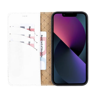 Bouletta Cep Telefonu Kılıfları Apple iPhone 13 Pro Serisi Cüzdanlı Çıkarılabilir Deri Kılıf Premium Koruma