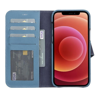 Bouletta Cep Telefonu Kılıfları Apple iPhone 13 Serisi Cüzdanlı Çıkarılabilir Tam Kaplama Deri Kılıf Premium Koruma
