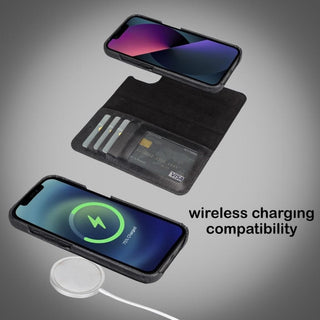 Bouletta Cep Telefonu Kılıfları Apple iPhone 13 Serisi Cüzdanlı Çıkarılabilir Tam Kaplama Deri Kılıf Premium Koruma