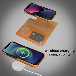 Bouletta Cep Telefonu Kılıfları Apple iPhone 13 Serisi Cüzdanlı Çıkarılabilir Tam Kaplama Deri Kılıf Premium Koruma