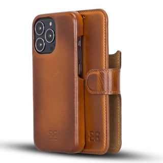 Bouletta Cep Telefonu Kılıfları iPhone 13 Pro / Taba Apple iPhone 13 Serisi Cüzdanlı Çıkarılabilir Tam Kaplama Deri Kılıf Premium Koruma