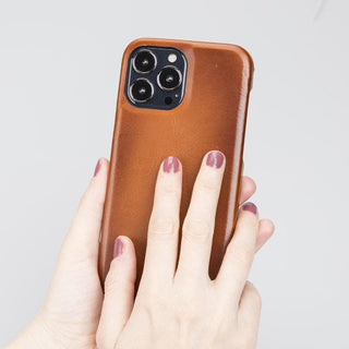 Bouletta Cep Telefonu Kılıfları Apple iPhone 13 Serisi Tam Deri Kaplama Arka Kapak Premium Koruma