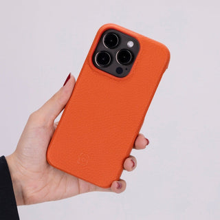 Bouletta Cep Telefonu Kılıfları Apple iPhone 15 Serisi Tam Deri Kaplama Arka Kapak Premium Koruma