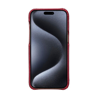 Bouletta Cep Telefonu Kılıfları Apple iPhone 15 Serisi Tam Deri Kaplama Arka Kapak Premium Koruma