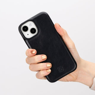 Bouletta Cep Telefonu Kılıfları Apple iPhone 15 Serisi Tam Deri Kaplama Arka Kapak Premium Koruma