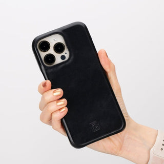 Bouletta Cep Telefonu Kılıfları Apple iPhone 15 Serisi Tam Deri Kaplama Arka Kapak Premium Koruma