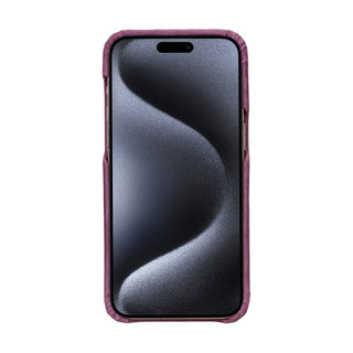Bouletta Cep Telefonu Kılıfları Apple iPhone 15 Serisi Tam Deri Kaplama Arka Kapak Premium Koruma
