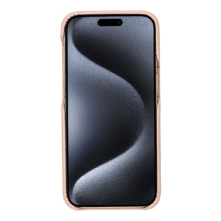 Bouletta Cep Telefonu Kılıfları Apple iPhone 15 Serisi Tam Deri Kaplama Arka Kapak Premium Koruma