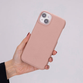 Bouletta Cep Telefonu Kılıfları Apple iPhone 15 Serisi Tam Deri Kaplama Arka Kapak Premium Koruma