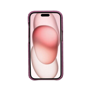 Bouletta Cep Telefonu Kılıfları Apple iPhone 15 Serisi Tam Deri Kaplama Arka Kapak Premium Koruma