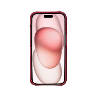Bouletta Cep Telefonu Kılıfları Apple iPhone 15 Serisi Tam Deri Kaplama Arka Kapak Premium Koruma