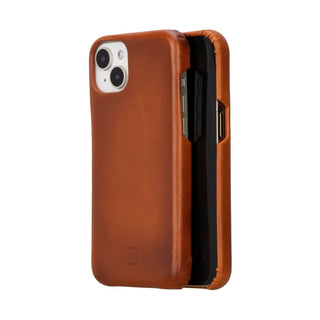 Bouletta Cep Telefonu Kılıfları iPhone 15 / Gölgeli Taba Apple iPhone 15 Serisi Tam Deri Kaplama Arka Kapak Premium Koruma