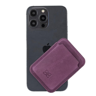 Bouletta Cüzdanlar ve Para Klipsleri Apple iPhone Serisi için Maggy Mıknatıslı Deri Kartlık Premium Koruma