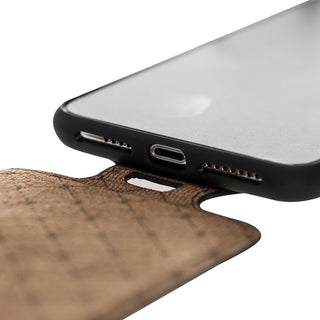 Apple iPhone X XS XR Serisi için Açılır Deri Arka Kapak - Bouletta Türkiye - Cep Telefonu Kılıfları - Bouletta