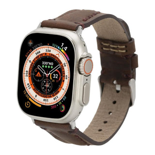 Bouletta Kol Saati Kayışları Antik Kahve Apple Watch Deri Kayış – Avila Premium Koruma