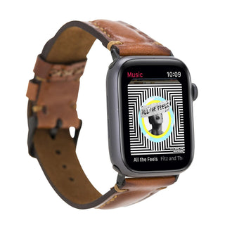 Bouletta Kol Saati Kayışları Taba Apple Watch Deri Kayış – Avila Premium Koruma