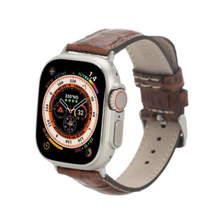Bouletta Kol Saati Kayışları Kahverengi Apple Watch Deri Kayış – Cardiff Klasik Premium Koruma