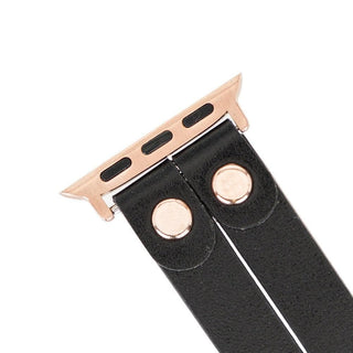Bouletta Kol Saati Kayışları Apple Watch Deri Kayış – Durham Ely Gold Boncuklu Premium Koruma