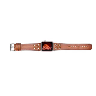 Bouletta Kol Saati Kayışları Apple Watch Deri Kayış – Glasgow Cross Premium Koruma