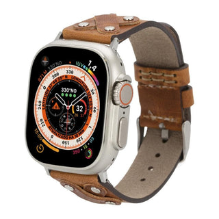 Bouletta Kol Saati Kayışları Apple Watch Deri Kayış – Glasgow Cross Premium Koruma