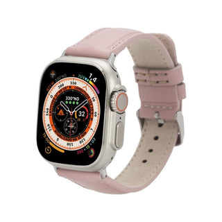 Bouletta Kol Saati Kayışları Pembe Apple Watch Deri Kayış – Hereford Klasik Renkli Premium Koruma