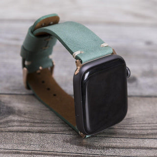 Bouletta Kol Saati Kayışları Yeşil Apple Watch Deri Kayış – Hereford Klasik Renkli Premium Koruma