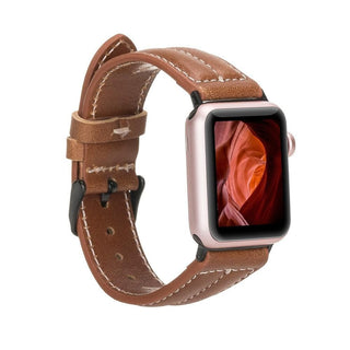Bouletta Kol Saati Kayışları Taba-NM3 Apple Watch Deri Kayış – Lincoln Klasik Premium Koruma