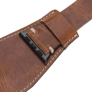 Bouletta Kol Saati Kayışları Apple Watch Deri Kayış – Salford Cuff Premium Koruma