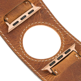 Bouletta Kol Saati Kayışları Apple Watch Deri Kayış – Salford Cuff Premium Koruma