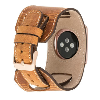 Bouletta Kol Saati Kayışları Apple Watch Deri Kayış – Salford Cuff Premium Koruma