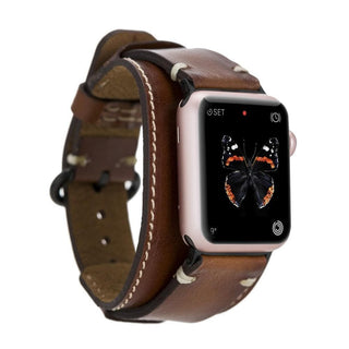 Bouletta Kol Saati Kayışları Apple Watch Deri Kayış – Salford Cuff Premium Koruma