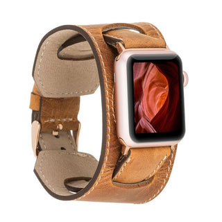 Bouletta Kol Saati Kayışları Apple Watch Deri Kayış – Salford Cuff Premium Koruma