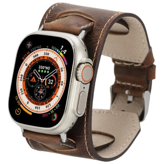 Bouletta Kol Saati Kayışları Apple Watch Deri Kayış – Salford Cuff Premium Koruma
