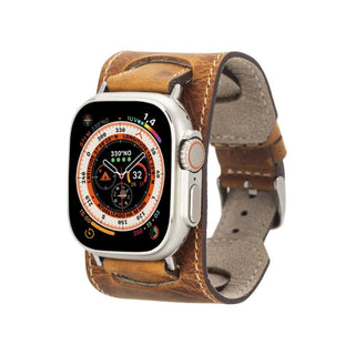 Bouletta Kol Saati Kayışları Apple Watch Deri Kayış – Salford Cuff Premium Koruma